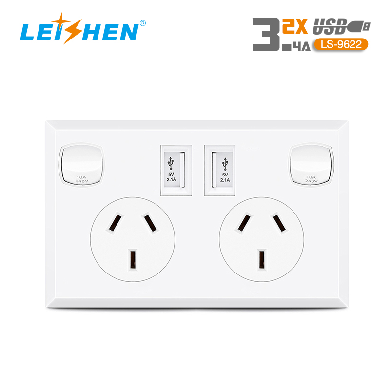Switch Socket  Outlets USB Charging