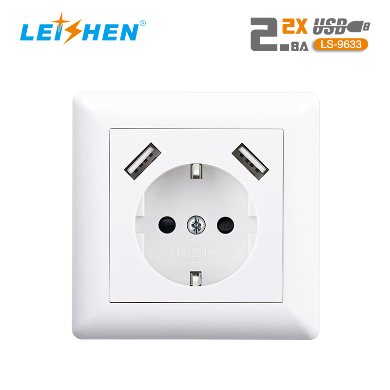 Socket Outlet With USB Charger